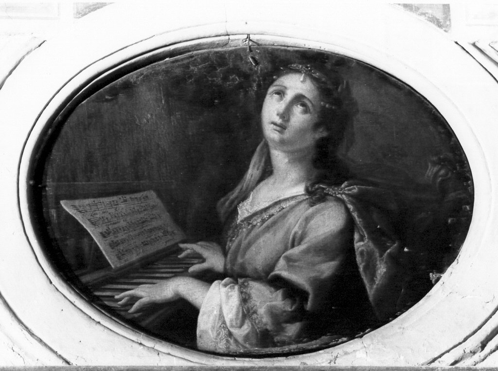 santa Cecilia (dipinto) by Norberto cappuccino (met&agrave; sec. XVII)